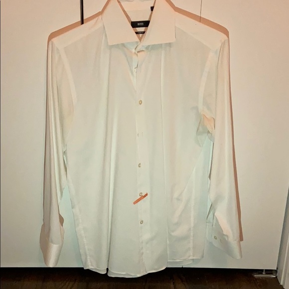 Hugo Boss White Dress Shirt (Sharp Fit) - Picture 1 of 3